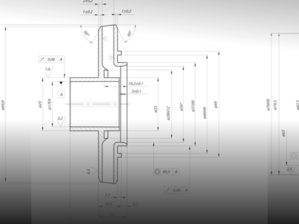 Electric water pump drawing